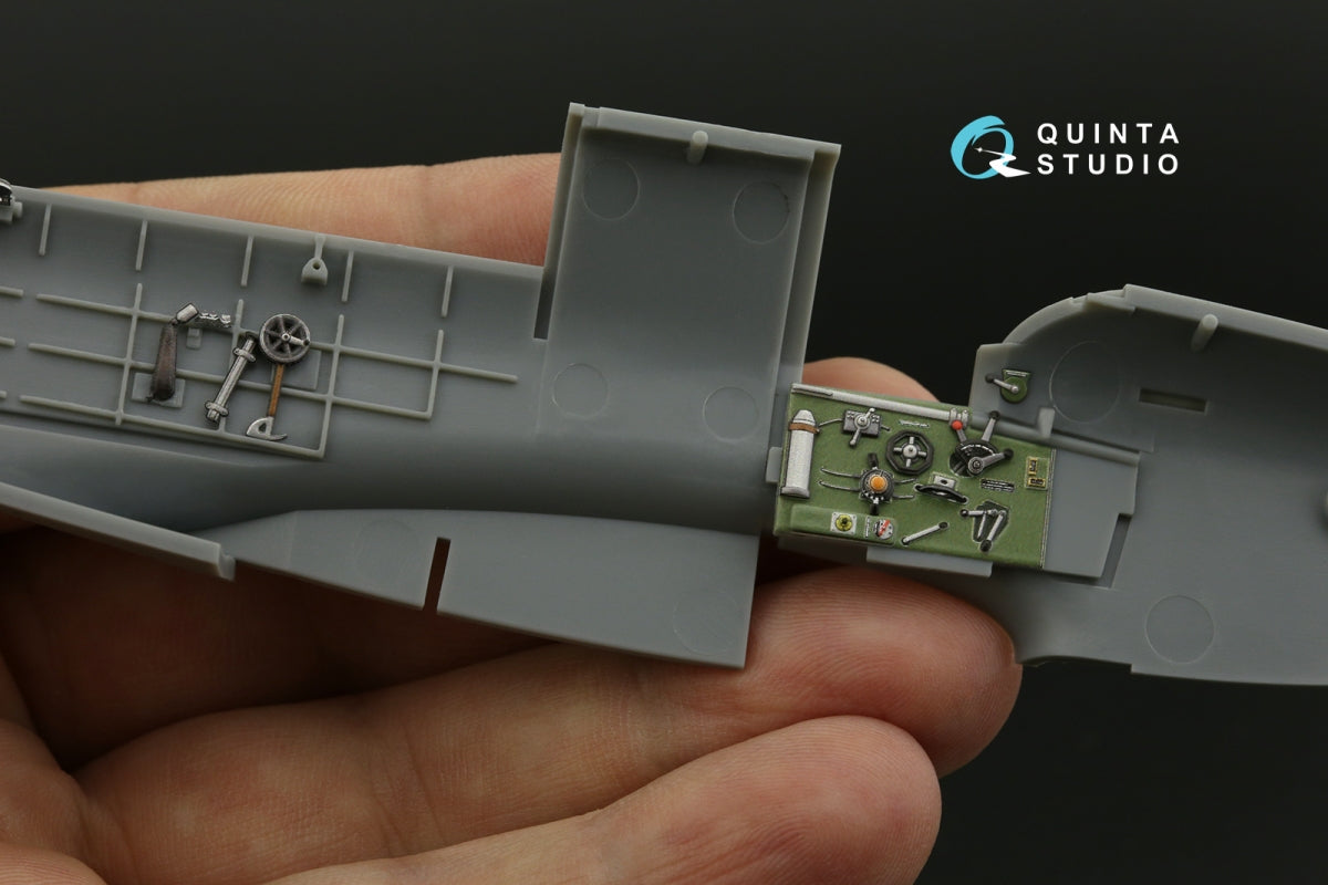 Quinta Studio QD48423 Fairey Fulmar Mk.I 3D-Printed &amp;amp; colored Interior on decal paper (Trumpeter) 1/48 – image 10