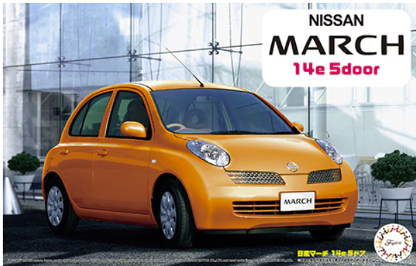 Fujimi 046587 Nissan March 14e 5door 1/24