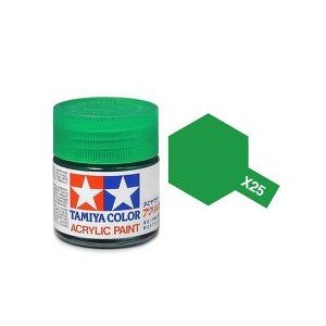 Tamiya 81025 Acrylic X-25 Clear Green 23ml