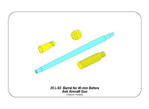 Aber 35L-093 Barrel for 40mm Bofors Anti Aircraft Gun 1/35 – image 8