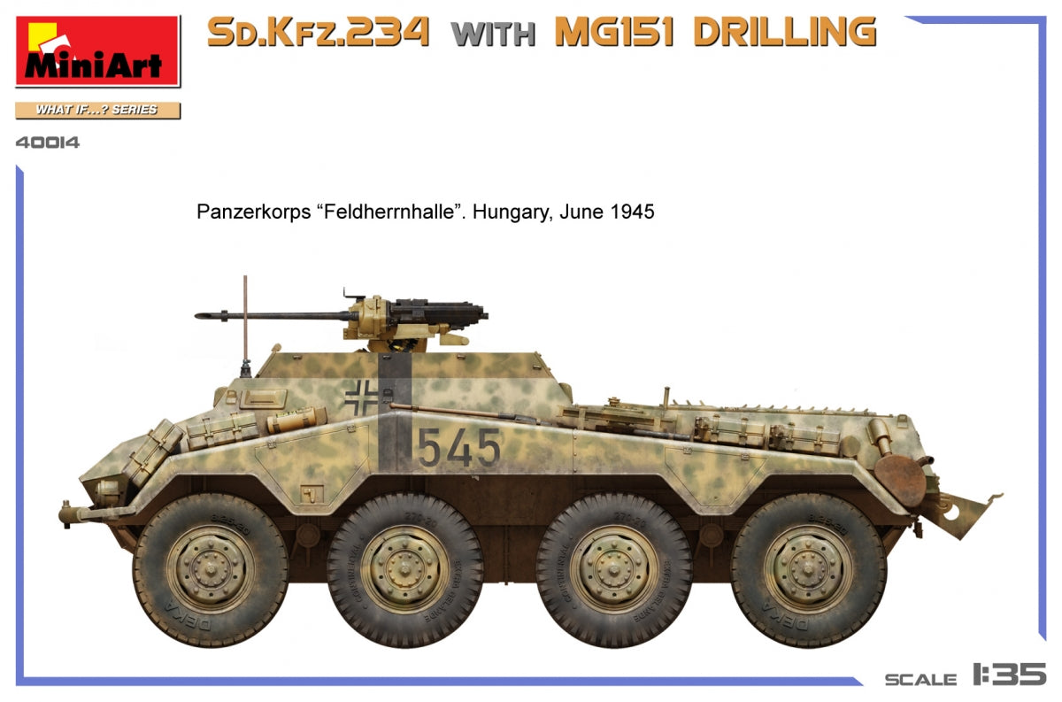 MiniArt 40014 Sd.Kfz.234 WITH MG151 DRILLING 1/35 – image 5