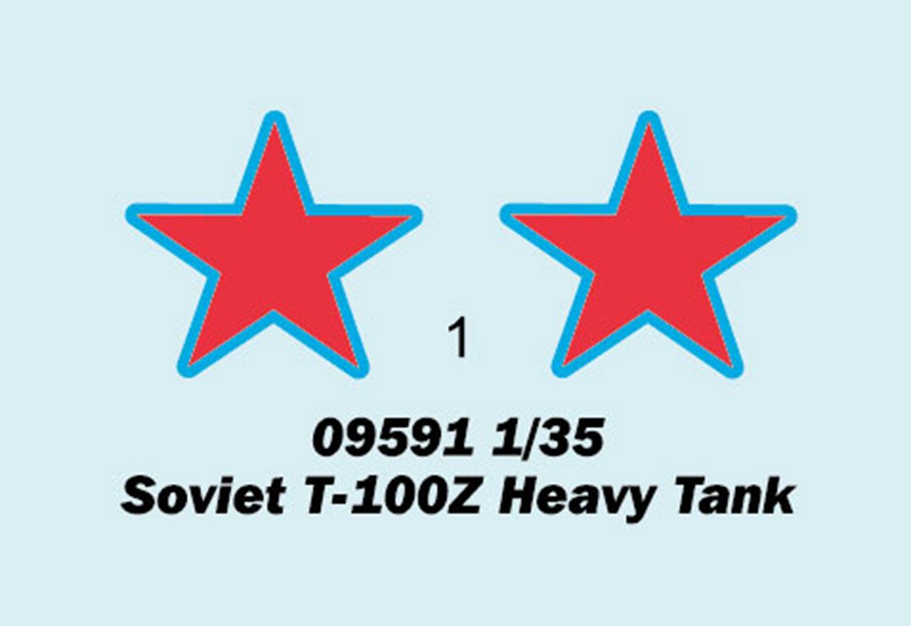Trumpeter 09591 Soviet T-100Z Heavy Tank 1/35 – image 3