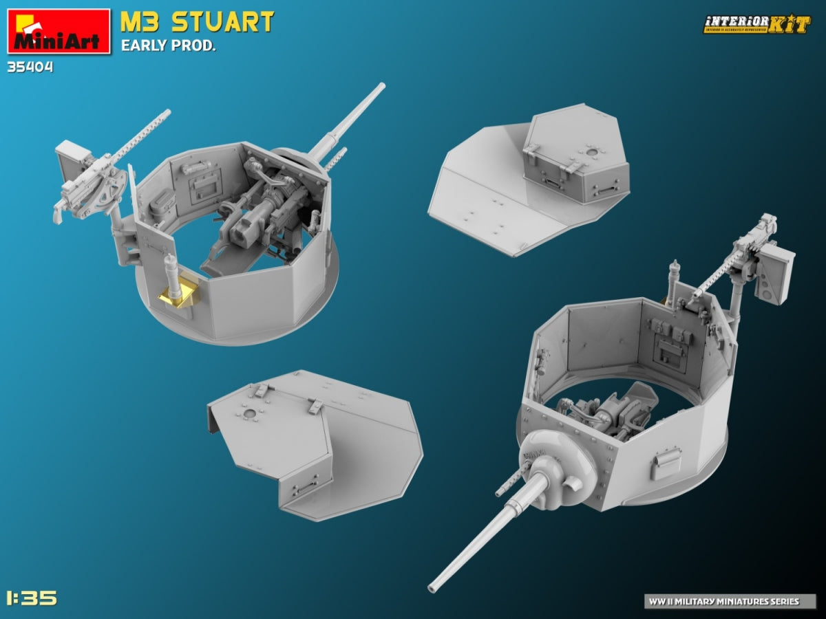 MiniArt 35404 M3 STUART EARLY PROD. INTERIOR KIT 1/35 – image 17