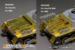 Voyager Model PE35289 WWII German Pz.Kpfw.I Ausf. B DAK version basic (For DRAGON 6207) 1/35 – Bild 4
