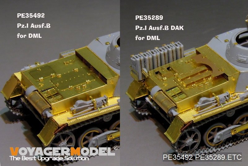 Voyager Model PE35289 WWII German Pz.Kpfw.I Ausf. B DAK version basic (For DRAGON 6207) 1/35 – Bild 4