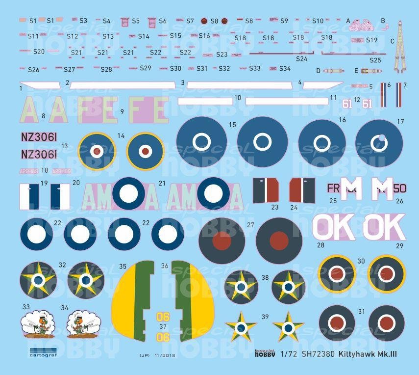 Special Hobby 72380 Kittyhawk Mk. III &amp;quot;P-40 K Long Fuselage&amp;quot; 1/72 – Bild 5