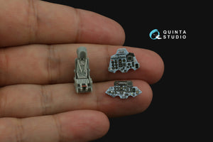 Quinta Studio QD+72180 Su-33 3D-Printed &amp;amp; colored Interior on decal paper (Trumpeter) (with 3D-printed resin part) 1/72 – obrázek 7