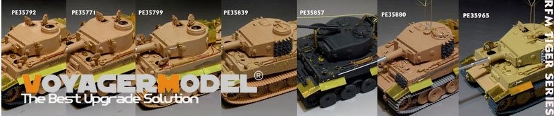 Voyager Model PE35965 WWII German Tiger I Late Production For RFM 5015 1/35 – obrázek 18