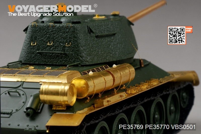 Voyager Model PE35770 WWII Russian T-34/85 Fenders (For ACADMY 13290) 1/35 – Bild 3