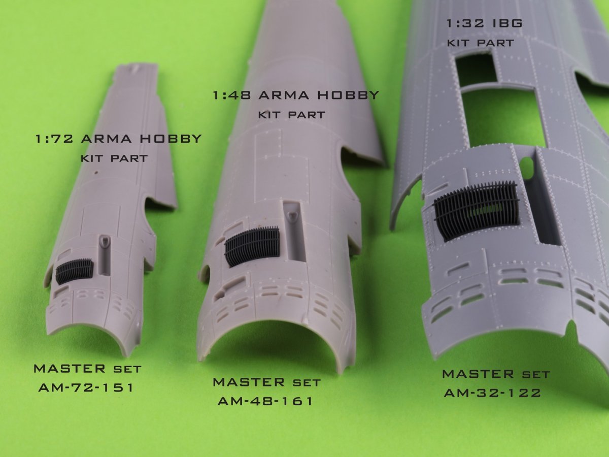 Master AM-32-122 PZL P.11c - oil cooler (Arma Hobby kit) 1/32 – image 10