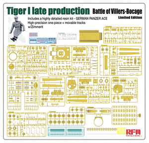 Rye Field Model 5101 Tiger I Late Production Battle of Villers-Bocage Limited Edition 1/35 – image 5