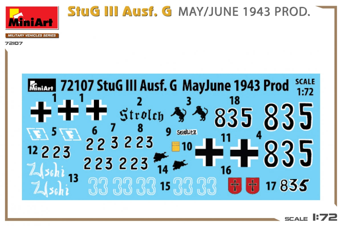 MiniArt 72107 StuG III Ausf. G MAY/JUNE 1943 PRODUCTION 1/72 – Bild 2