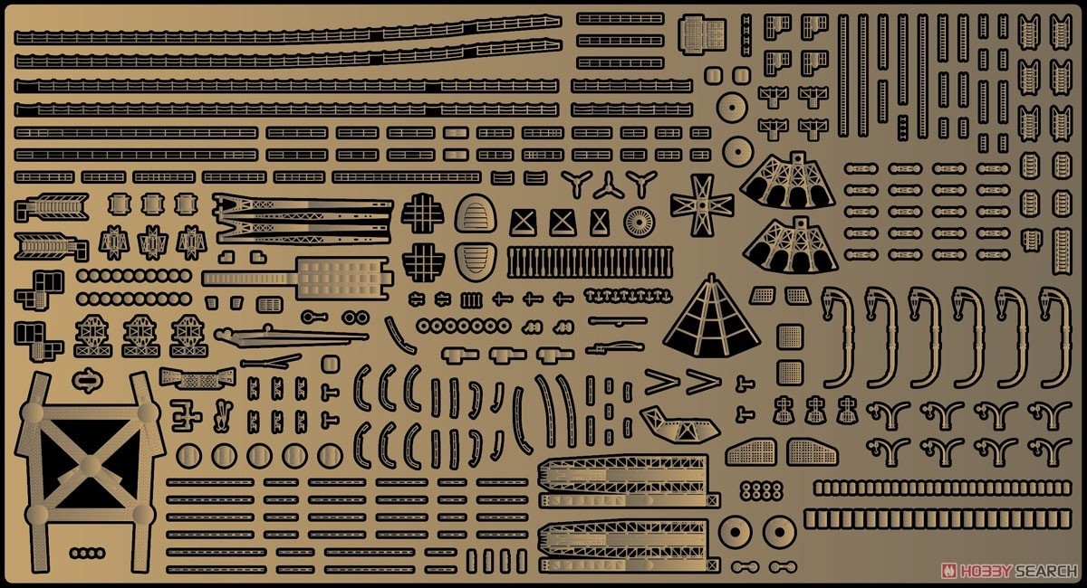 Fujimi 433172 TOKU-99 EX-1 Photo-Etched Parts for IJN Heavy Cruiser Ibuki 1/700 – Bild 3