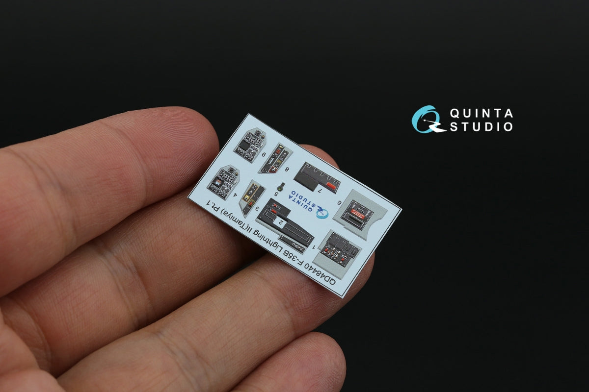 Quinta Studio QD48440 F-35B 3D-Printed &amp;amp; colored Interior on decal paper (Tamiya) 1/48 – imagen 8
