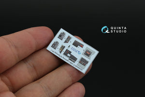 Quinta Studio QD48440 F-35B 3D-Printed &amp;amp; colored Interior on decal paper (Tamiya) 1/48 – imagen 8