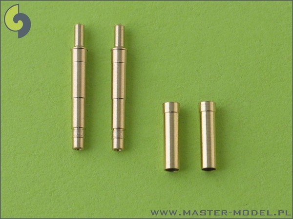 Master AM-48-016 German aircraft machine gun MK 108 (30mm) barrels &amp; blast tubes (2pcs) (1/48)