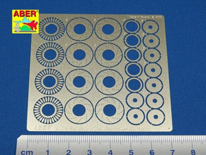 Aber 24019 Standard Drilled Brake Discs 14mm Diameter (1/24) – imagen 2