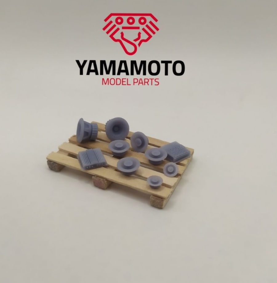 Yamamoto Model Parts YMPTUN32 Car Audio Kit 1/24