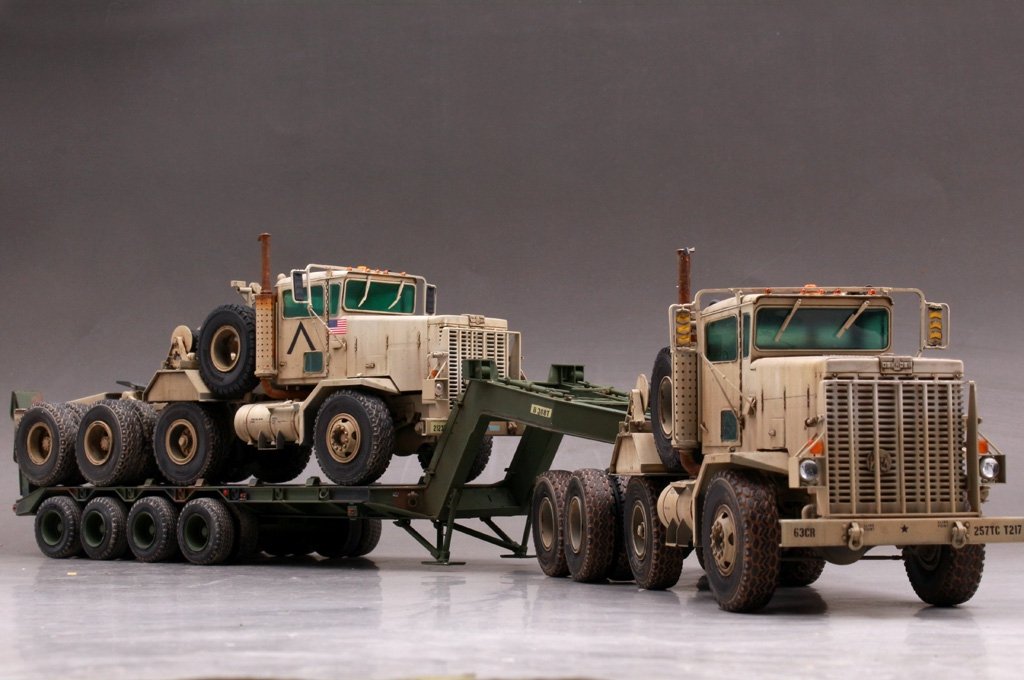 Hobby Boss 85519 M911 C-HET w/m747 Heavy Equipment Semi-Trailer 1/35 – obrázek 7