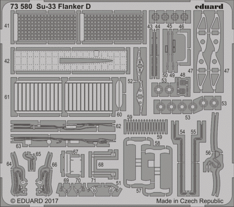 Eduard 73580 Su-33 Flanker D ZVEZDA 1/72 – zdjęcie 2