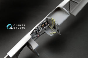 Quinta Studio QD48004 Yak-1B (late production) 3D-Printed &amp;amp; colored Interior on decal pape (for all kits) 1/48 – Bild 14