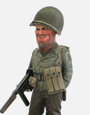 FineMolds FT2 WWII US Infantry Man &amp;amp; Thompson M1A1 1/12 – image 4