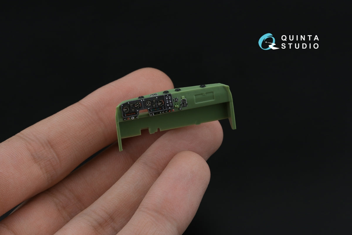 Quinta Studio QD+48568 URAL 4320 3D-Printed &amp;amp; colored Interior on decal paper (KittyHawk/Zimi model) (with 3D-printed resin parts) 1/48 – immagine 7
