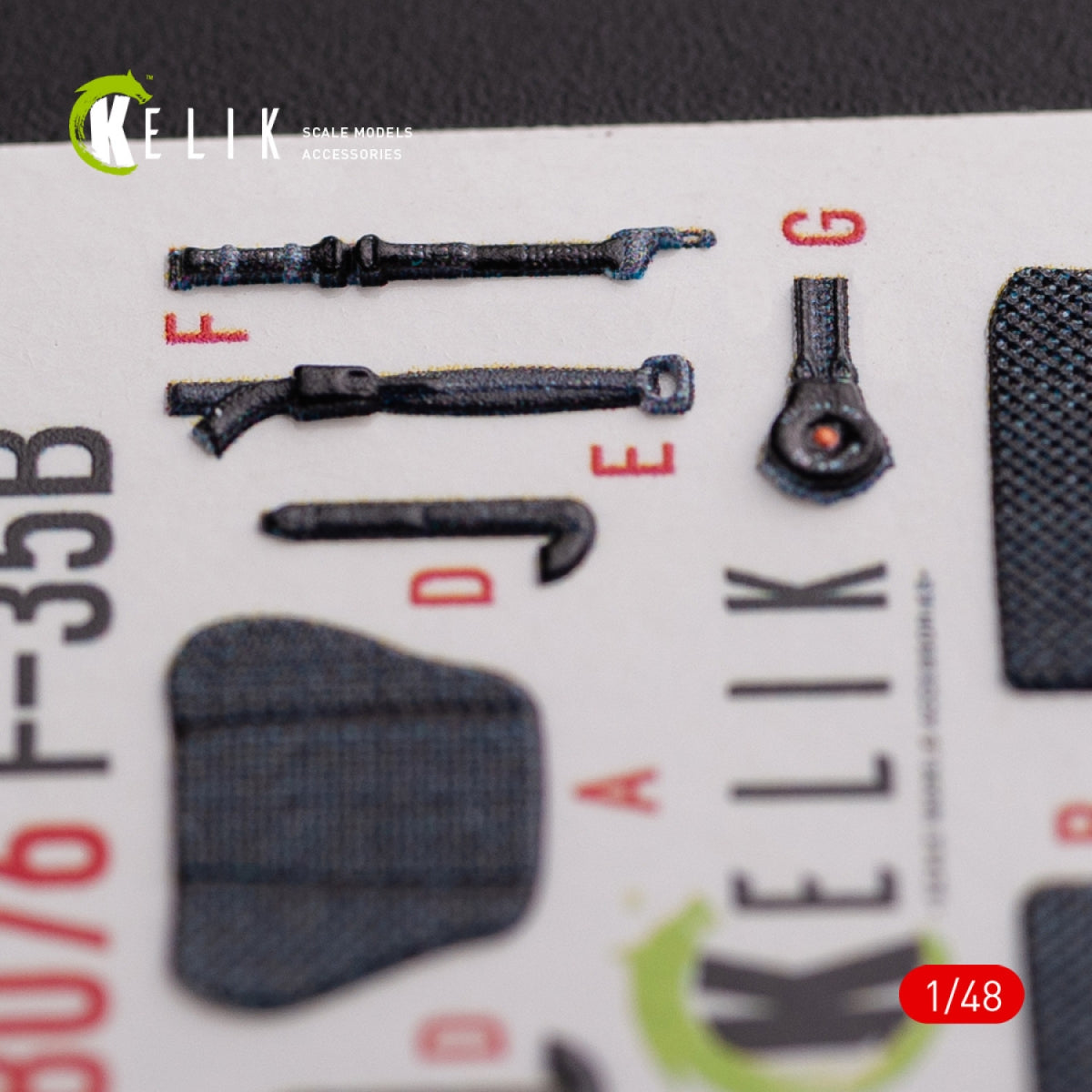 KELIK K48076 F-35B interior 3D decals for Tamiya kit 1/48 – Bild 6