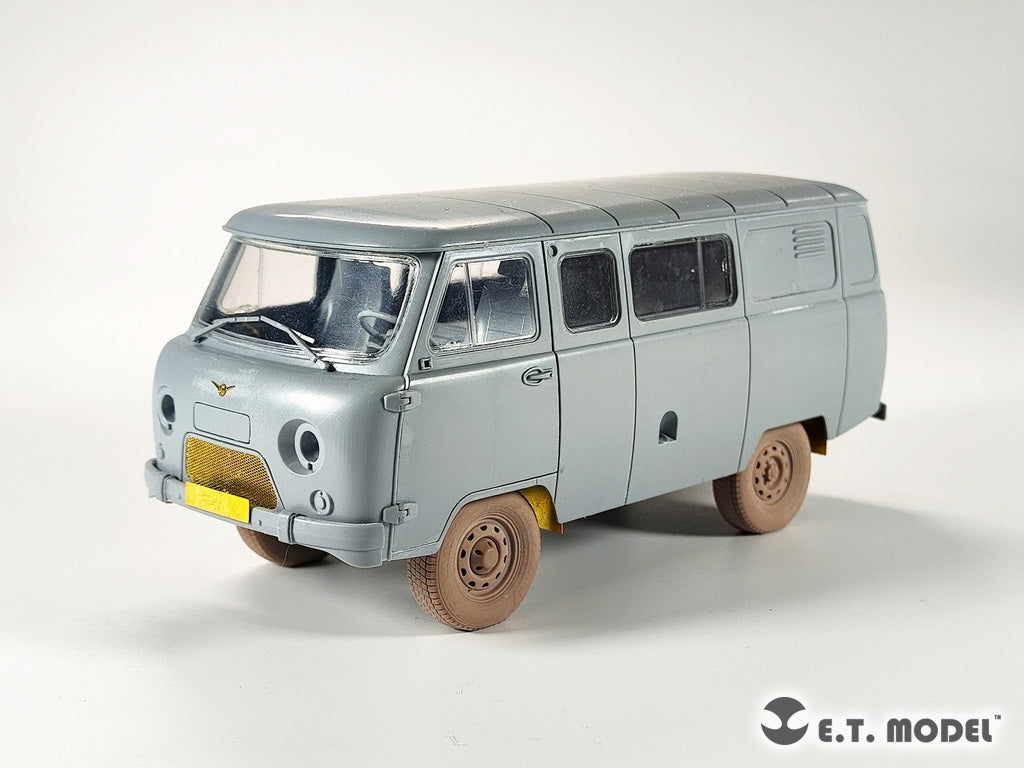 ET Model P35-115 Russian UAZ 3909 Military Van Sagged wheels For ZVEZDA 3644 1/35 – obrázek 5
