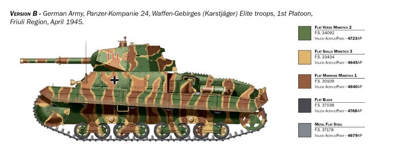 Italeri 6599 Carro Armato P40 1/35 – immagine 6