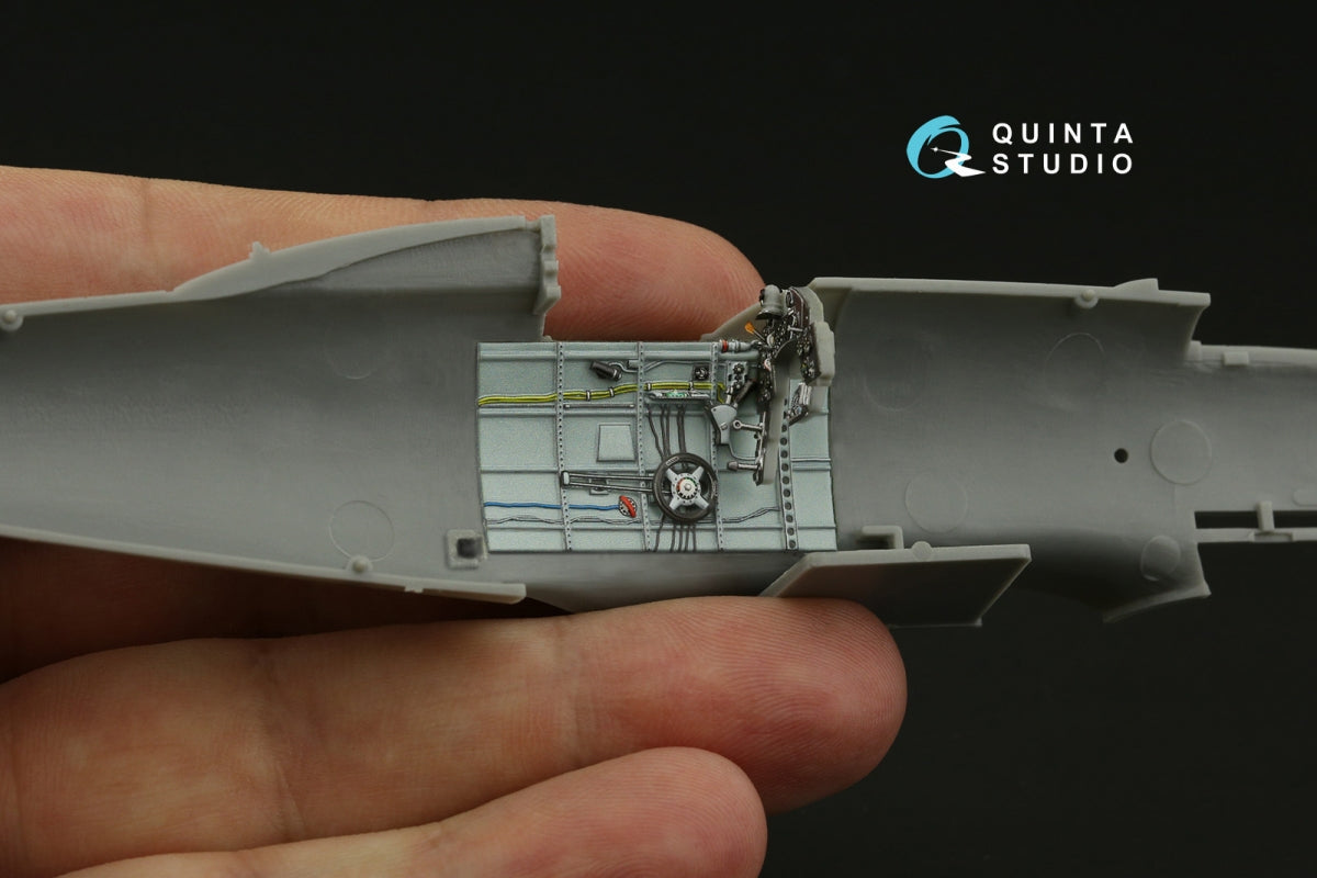 Quinta Studio QD48390 Macchi C.202 Folgore Late 3D-Printed &amp;amp; colored Interior on decal paper (Hasegawa/Eduard) 1/48 – immagine 9