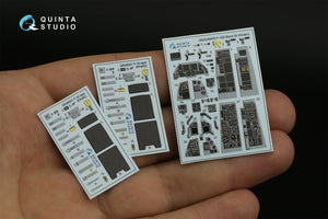 Quinta Studio QD48408 F-16D block 50 3D-Printed &amp;amp; colored Interior on decal paper (Kinetic 2022 tool) 1/48 – immagine 4