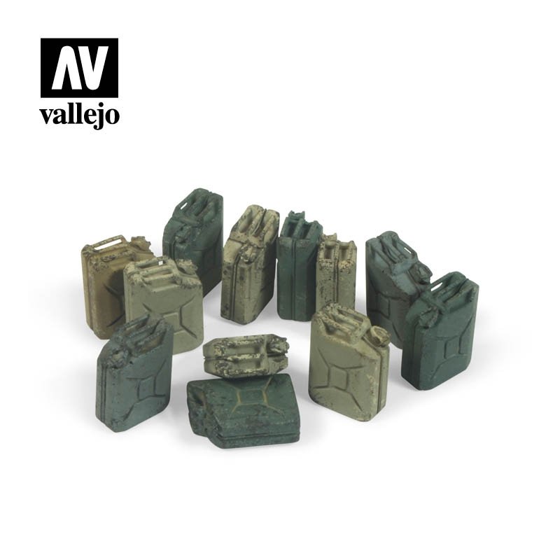 Vallejo SC207 Diorama Accessories German Jerrycan set 1/35