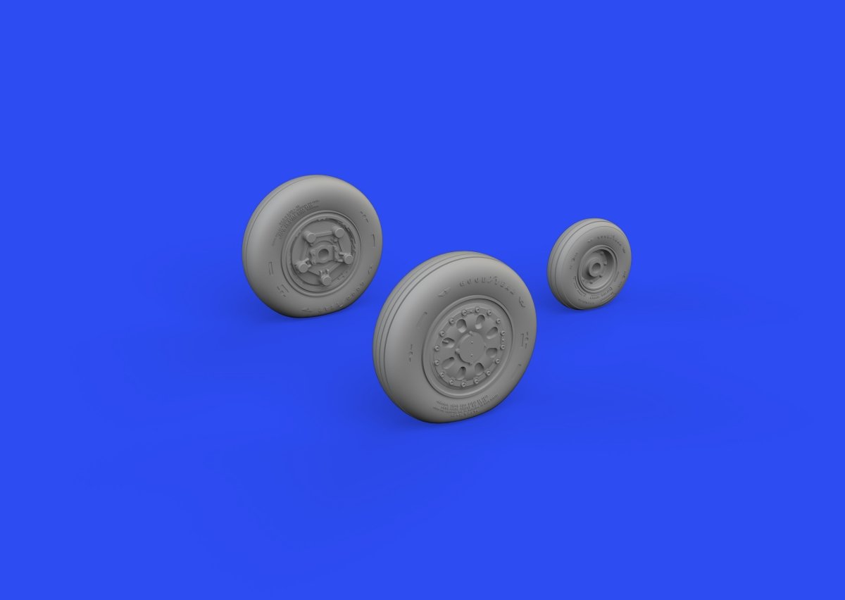Eduard 648744 F-15C/D/J/N wheels GREAT WALL HOBBY 1/48 – obrázek 3