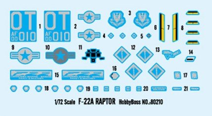 Hobby Boss 80210 F-22A Raptor 1/72 – image 4