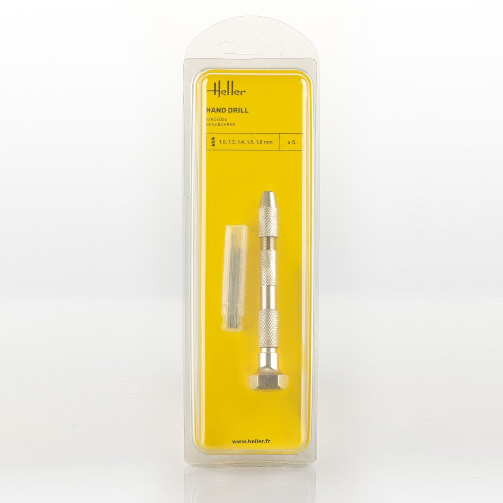 Heller 99019 Hand drill with five drills (1, 1.2, 1.4, 1.5, 1.8 mm) – image 2