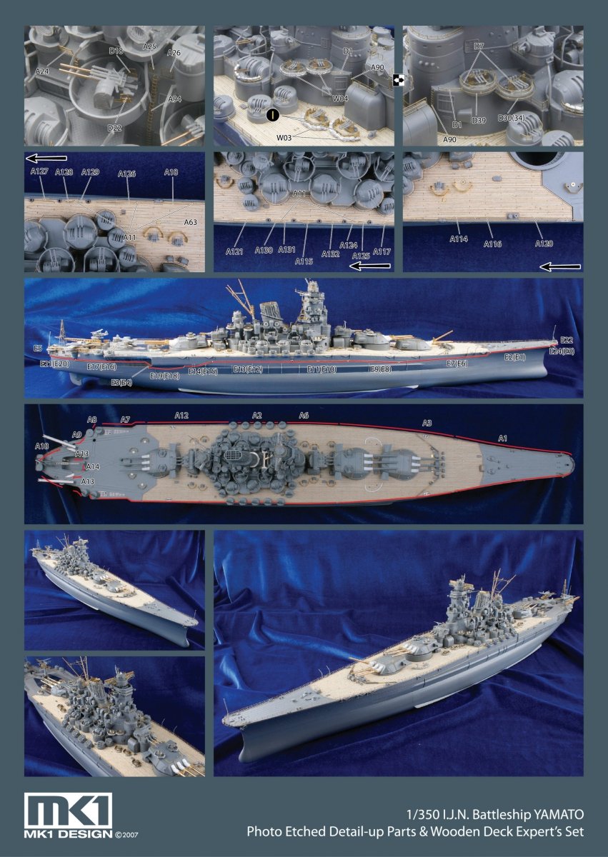 MK1 Design MD-35024 New Yamato Super Detail 1/350 – image 12