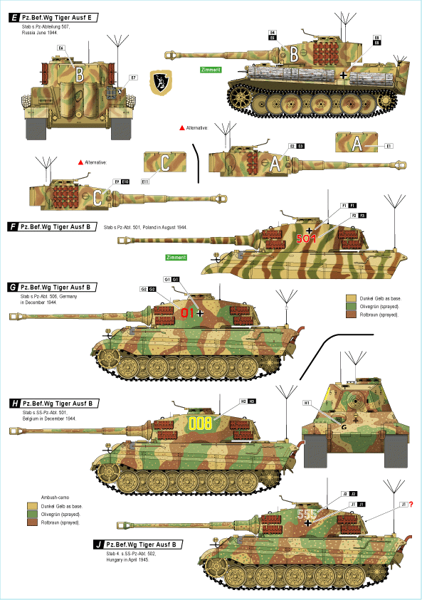 Star Decals 72-A1014 Befehlspanzer # 5. German Command 1/72 – image 2