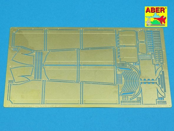 Aber 48036 Pz.Kpfw.VI, Ausf.B TIGER II fenders and side skirts Tamiya 1/48 – Bild 2