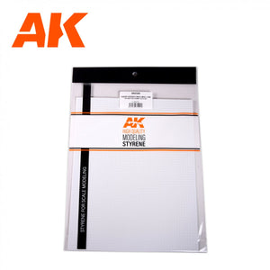 AK Interactive AK6580 SQUARE PAVEMENT BRICK SMALL 4 MM / .156 SHEET 245 X 195MM / 9.64 X 7.68 “ TEXTURED STYRENE SHEET – 1 UNIT – image 2