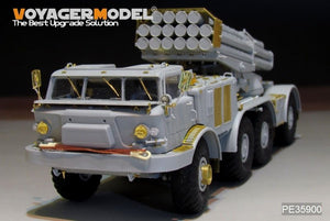 Voyager Model PE35900 Modern Russian 9P140 TEL of 9K57 Uragan(BM-27) MLRS Basic For TRUMPETER 1/35 – obrázek 2