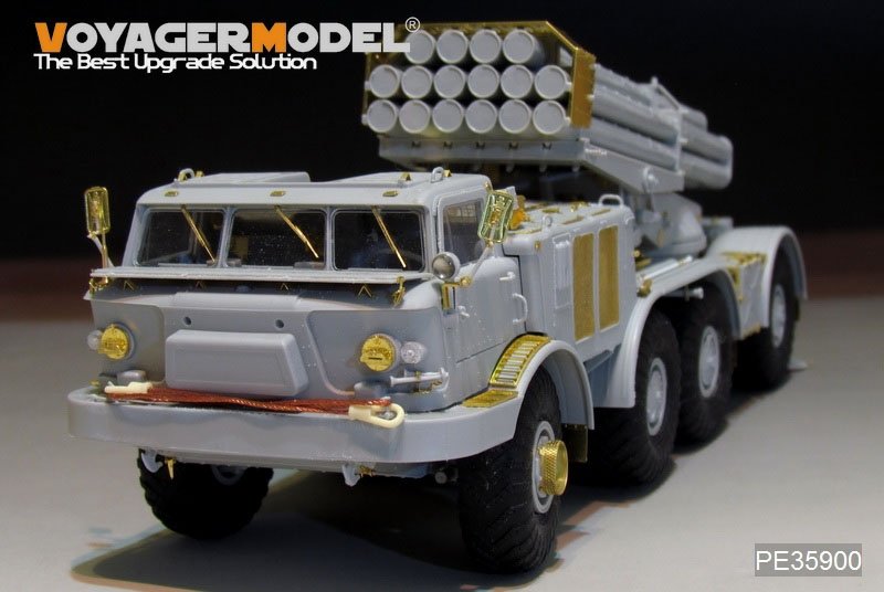 Voyager Model PE35900 Modern Russian 9P140 TEL of 9K57 Uragan(BM-27) MLRS Basic For TRUMPETER 1/35 – obrázek 2