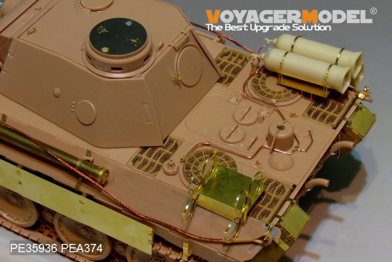 Voyager Model PE35936 WWII German Panther D w/&amp;quot;Stadtgas&amp;quot; Fuel Tanks Basic For MENG TS-038 1/35 – image 12