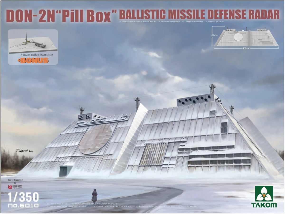 Takom 6010 DON-2N Pill box Ballistic Missile Defense Radar 1/350