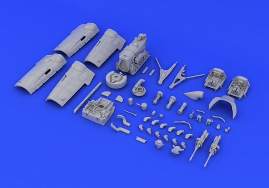 Eduard 648250 Bf 109G-6 engine &amp;amp; fuselage guns 1/48 EDUARD – image 7
