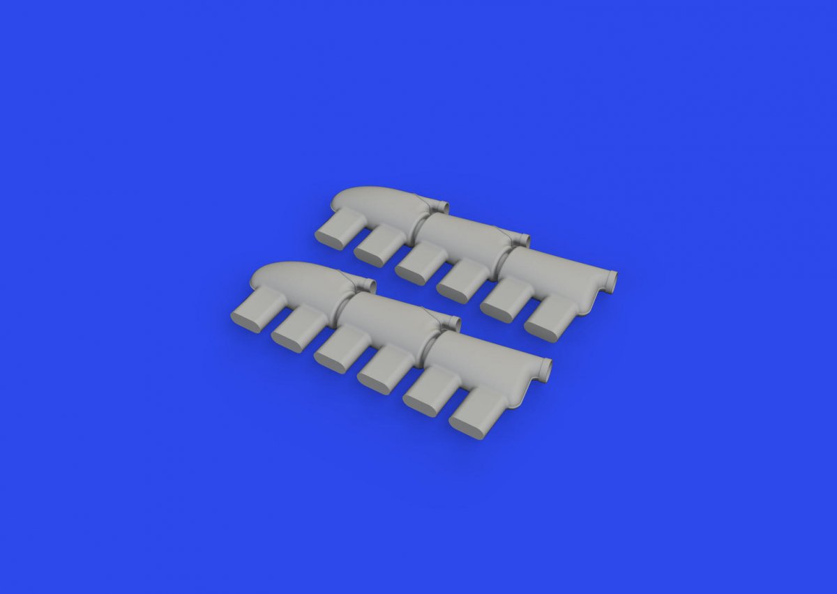Eduard 632188 Hurricane Mk. II exhaust rounded PRINT REVELL 1/32 – image 4