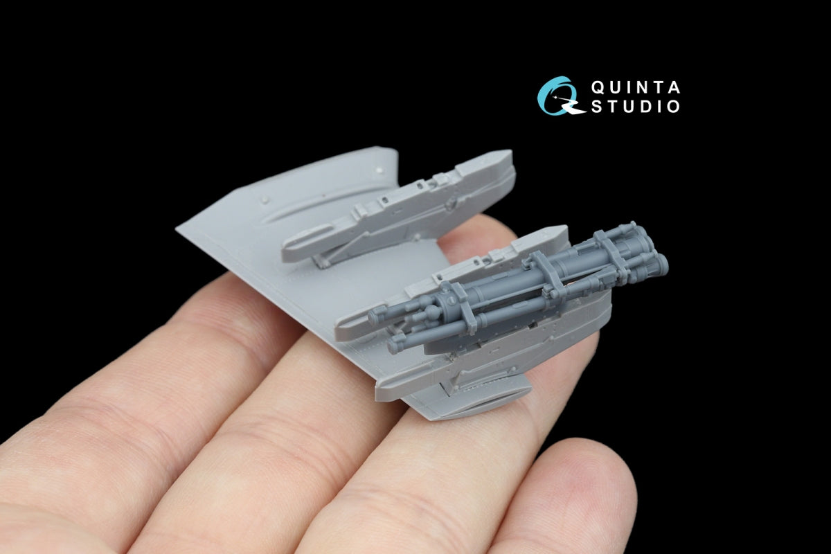 Quinta Studio QT48085 9S846 Strelets, twin launch module kit (for all kits) 1/48