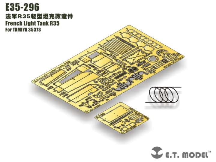 Maquette ET E35-296 Char léger français R35 pour TAMIYA 35373 1/35