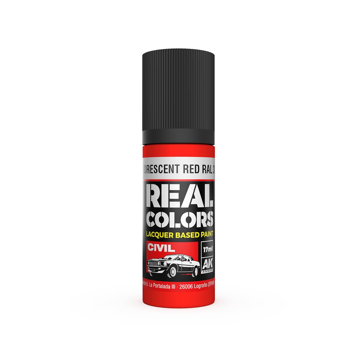 AK Interactive RC837 Fluorescent Red RAL 3026 17 ml – Bild 2