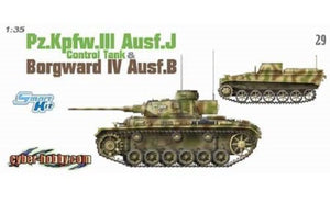 Cyber ​​​​Hobby 6510 Pz. Kpfw.III Ausf.J &amp;amp; Borgward IV Ausf.B (1/35)